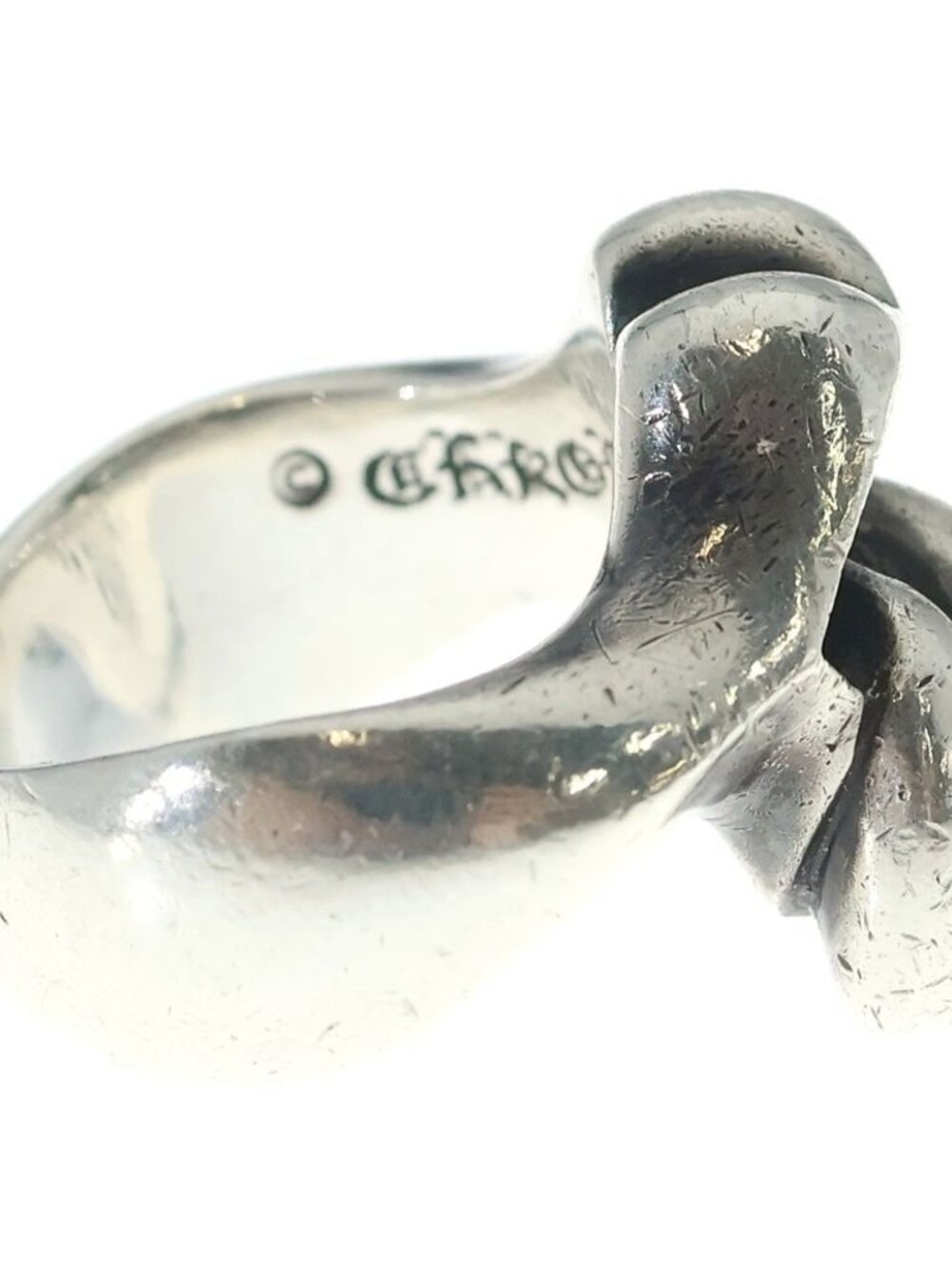 Chrome Hearts Lip Tongue Md Lip and Tan Silver Ring - Picture 3 of 6
